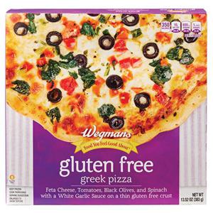 Wegmans Gluten Free Pizza, Greek with White Sauce