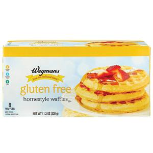 Wegmans Gluten Free Frozen Homestyle Waffles, 8 Waffles