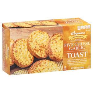 Wegmans Garlic Toast, Five Cheese