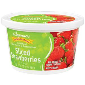 Wegmans Frozen Sliced Strawberries with Sugar