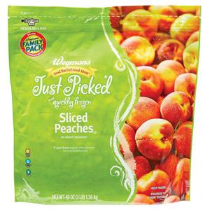 Wegmans Frozen Sliced Peaches, FAMILY PACK