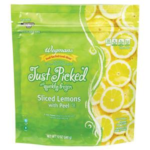 Wegmans Frozen Sliced Lemons with Peel