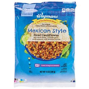 Wegmans Frozen Riced Cauliflower, Mexican Style