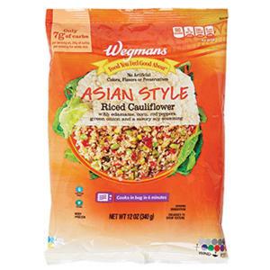 Wegmans Frozen Riced Cauliflower, Asian Style