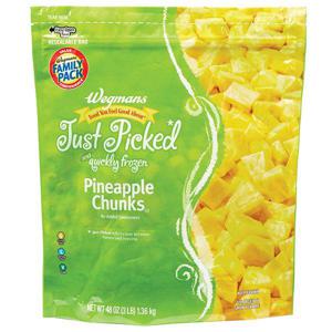 Wegmans Frozen Pineapple Chunks, FAMILY PACK