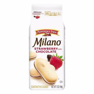 Milano Distinctive Cookies, Strawberry Chocolate