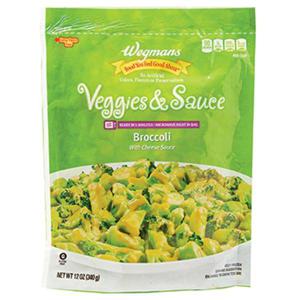 Wegmans Microwaveable Veggies & Sauce, Broccoli with Cheese Sauce