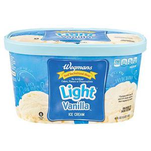 Wegmans Light* Vanilla Ice Cream