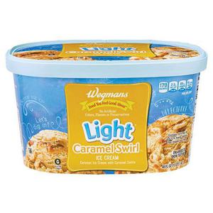 Wegmans Light* Caramel Swirl Ice Cream