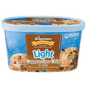 Wegmans Light* Cappuccino Chip Ice Cream