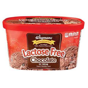 Wegmans Lactose Free* Chocolate Ice Cream