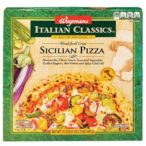 Wegmans Italian Classics Sicilian Pizza, Wood-Fired Crust