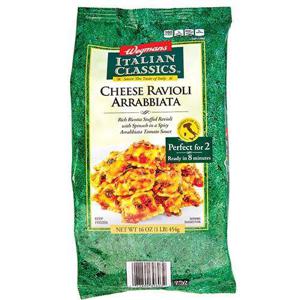 Wegmans Italian Classics Cheese Ravioli Arrabbiata