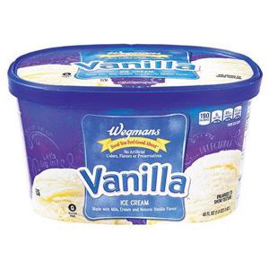 Wegmans Ice Cream, Vanilla