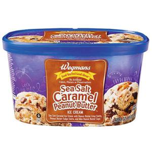 Wegmans Ice Cream, Sea Salt Caramel Peanut Butter