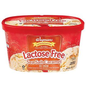 Wegmans Ice Cream, Lactose Free*, Sea Salt Caramel