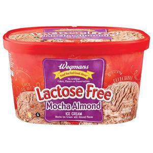 Wegmans Ice Cream, Lactose Free*, Mocha Almond