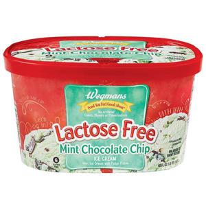 Wegmans Ice Cream, Lactose Free*, Mint Chocolate Chip