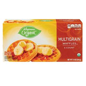 Wegmans Organic Waffles, Multi Grain