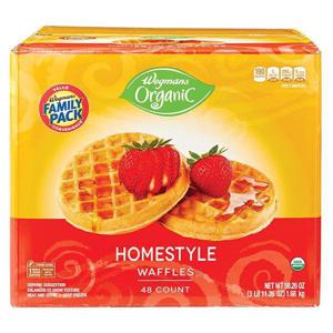 Wegmans Organic Waffles, Homestyle, FAMILY PACK