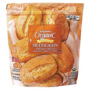 Wegmans Organic Rolls, Artisan, Multigrain