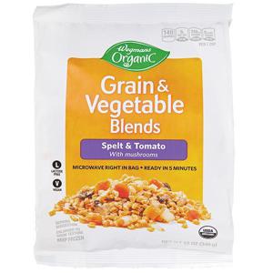 Wegmans Organic Grain & Vegetable Blends, Spelt & Tomato