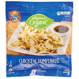 Wegmans Organic Chicken Dumplings, FAMILY PACK