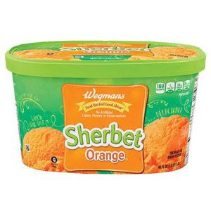 Wegmans Orange Sherbet