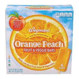 Wegmans Orange-Peach Fruit & Veggie Bars