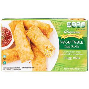 Wegmans Vegetable Egg Rolls, 5 Count