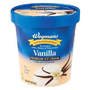 Wegmans Vanilla Premium Ice Cream