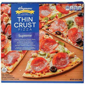 Wegmans Thin Crust Supreme Pizza