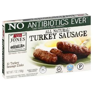 Jones Dairy Farm Turkey Sausage, All Natural, Gluten Free