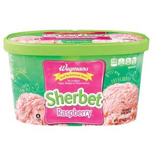 Wegmans Raspberry Sherbet