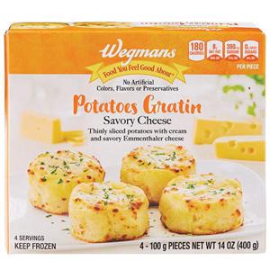 Wegmans Potatoes Gratin, Savory Cheese