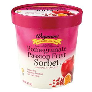 Wegmans Pomegranate Passion Fruit Sorbet