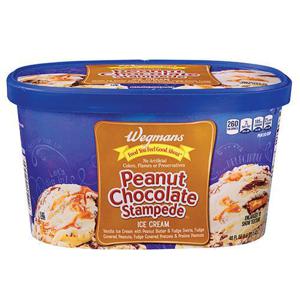 Wegmans Peanut Chocolate Stampede Ice Cream