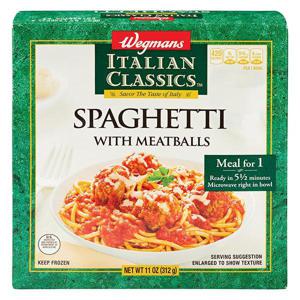 Wegmans Pasta, Spaghetti & Meatballs