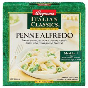 Wegmans Pasta, Penne Alfredo with Peas & Broccoli