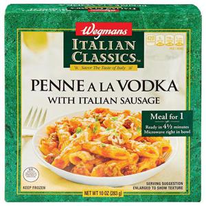 Wegmans Pasta, Penne Ala Vodka with Sausage