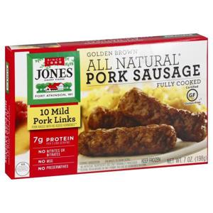 Jones Dairy Farm Golden Brown Pork Sausage, Links, Mild