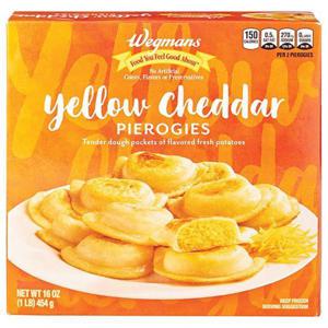 Wegmans Yellow Cheddar Pierogies