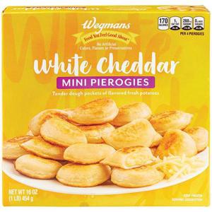 Wegmans White Cheddar Mini Pierogies