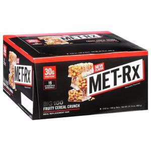 MET-Rx Meal Replacement Bar, Fruity Cereal Crunch, Big 100