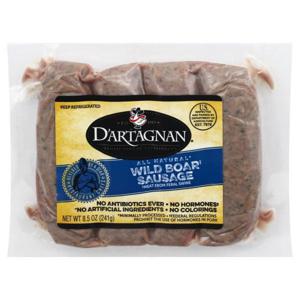 D'Artagnan Sausage, All Natural, Wild Boar