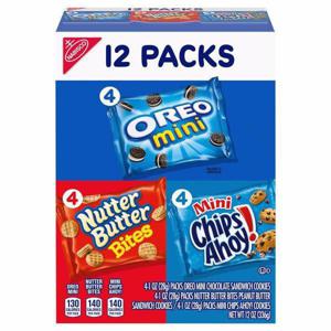 Mondelez Cookies, Variety Pack, 12 Pack