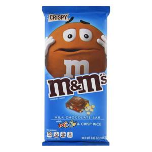 M&M's Milk Chocolate Bar, with Minis & Crisp Rice