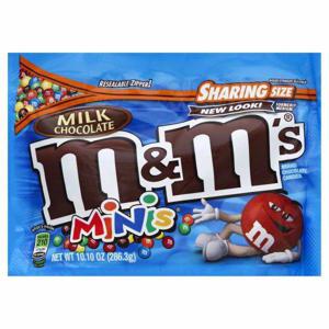 M&M's Chocolate Candies, Milk Chocolate, Minis, Sharing Size