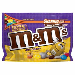 M&M's Chocolate Candies, Dark Chocolate Peanut, Sharing Size