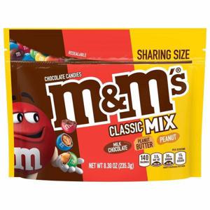 M&M's Chocolate Candies, Classic Mix, Sharing Size